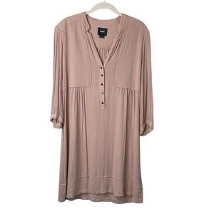 Anthropologie by Maeve Shift Dress Size 10 Rayon Blend Lightweight Flowy Gauze